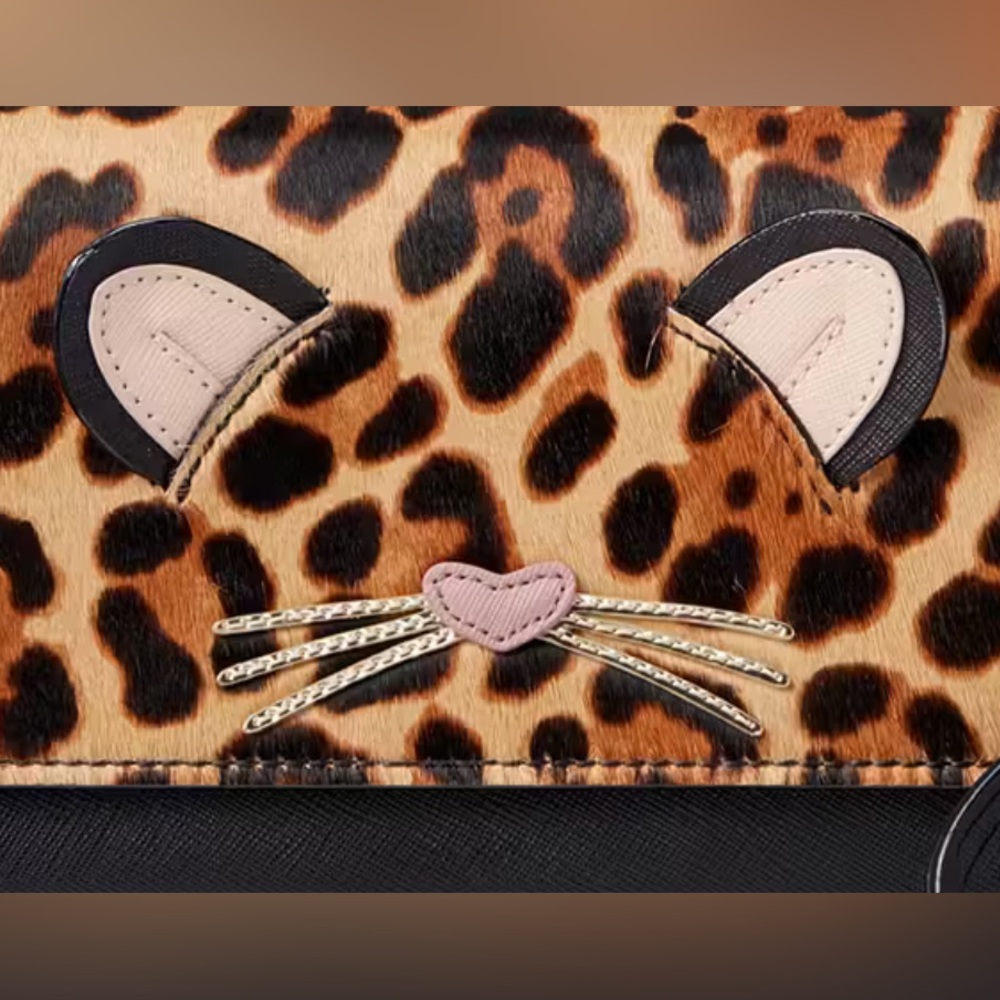 SOLD‼️Kate Spade Run Wild Leopard Summer Novelty Crossbody Bag - Picture 3 of 7